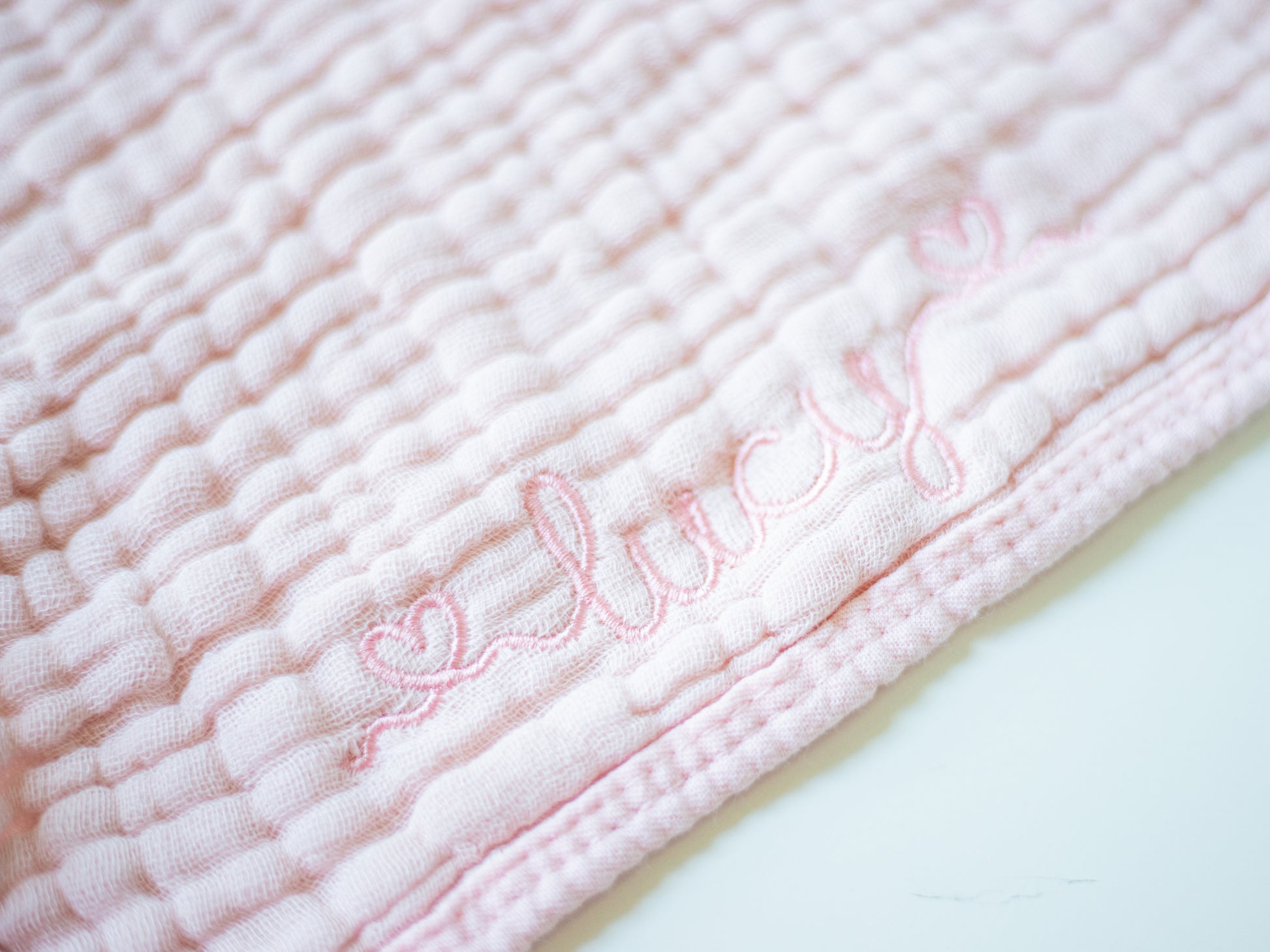 monogrammed muslin burp cloth for newborn